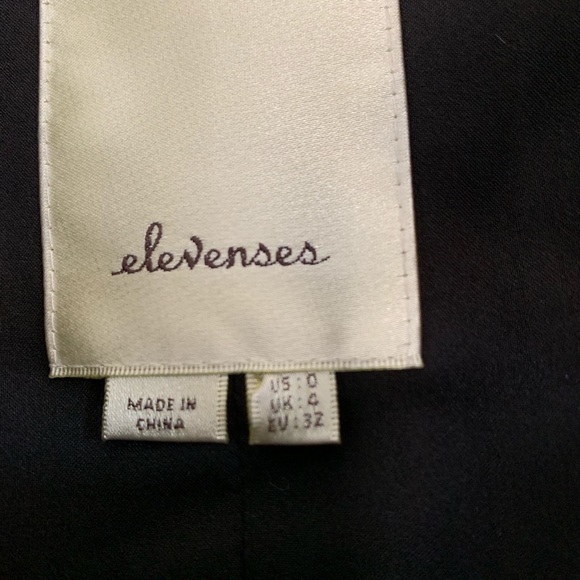 Elevenses Anthropologie Wool Blend Blazer Jacket 0 - Picture 5 of 8